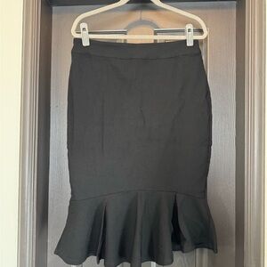 Unique vintage stretchy mermaid pencil skirt